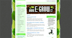 Desktop Screenshot of e-grow.cz
