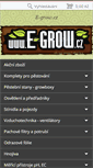 Mobile Screenshot of e-grow.cz