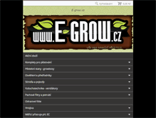 Tablet Screenshot of e-grow.cz